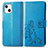 Custodia Portafoglio In Pelle Fantasia Modello Cover con Supporto H03 per Apple iPhone 13 Mini