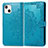 Custodia Portafoglio In Pelle Fantasia Modello Cover con Supporto H05 per Apple iPhone 13 Mini