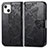 Custodia Portafoglio In Pelle Fantasia Modello Cover con Supporto H07 per Apple iPhone 13