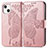 Custodia Portafoglio In Pelle Fantasia Modello Cover con Supporto H07 per Apple iPhone 13 Mini Oro Rosa