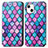 Custodia Portafoglio In Pelle Fantasia Modello Cover con Supporto H09 per Apple iPhone 13