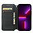 Custodia Portafoglio In Pelle Fantasia Modello Cover con Supporto H09 per Apple iPhone 13 Mini