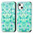 Custodia Portafoglio In Pelle Fantasia Modello Cover con Supporto H09 per Apple iPhone 13 Mini