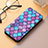 Custodia Portafoglio In Pelle Fantasia Modello Cover con Supporto H09 per Apple iPhone 13 Pro Max Viola