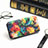 Custodia Portafoglio In Pelle Fantasia Modello Cover con Supporto H10 per Apple iPhone 13