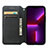 Custodia Portafoglio In Pelle Fantasia Modello Cover con Supporto H10 per Apple iPhone 13 Pro Max