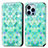 Custodia Portafoglio In Pelle Fantasia Modello Cover con Supporto H10 per Apple iPhone 13 Pro Max