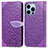 Custodia Portafoglio In Pelle Fantasia Modello Cover con Supporto H13 per Apple iPhone 13 Pro