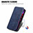 Custodia Portafoglio In Pelle Fantasia Modello Cover con Supporto H15 per Apple iPhone 14