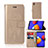 Custodia Portafoglio In Pelle Fantasia Modello Cover con Supporto JX1 per Samsung Galaxy A01 Core