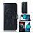 Custodia Portafoglio In Pelle Fantasia Modello Cover con Supporto JX1 per Samsung Galaxy S20 FE 5G Nero