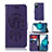 Custodia Portafoglio In Pelle Fantasia Modello Cover con Supporto JX1 per Samsung Galaxy S20 FE 5G Viola