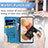 Custodia Portafoglio In Pelle Fantasia Modello Cover con Supporto L01 per Xiaomi Mi 12 5G