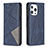 Custodia Portafoglio In Pelle Fantasia Modello Cover con Supporto L04 per Apple iPhone 13 Pro Blu