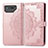 Custodia Portafoglio In Pelle Fantasia Modello Cover con Supporto per Asus ROG Phone 7 Oro Rosa
