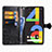 Custodia Portafoglio In Pelle Fantasia Modello Cover con Supporto per Google Pixel 4a