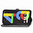 Custodia Portafoglio In Pelle Fantasia Modello Cover con Supporto per Google Pixel 4a