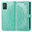 Custodia Portafoglio In Pelle Fantasia Modello Cover con Supporto per Huawei Honor X10 Max 5G Verde