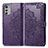 Custodia Portafoglio In Pelle Fantasia Modello Cover con Supporto per Motorola Moto E32s