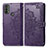 Custodia Portafoglio In Pelle Fantasia Modello Cover con Supporto per Motorola Moto E40 Viola