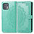 Custodia Portafoglio In Pelle Fantasia Modello Cover con Supporto per Motorola Moto Edge 20 Lite 5G Verde