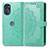 Custodia Portafoglio In Pelle Fantasia Modello Cover con Supporto per Motorola Moto G 5G (2022) Verde