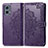 Custodia Portafoglio In Pelle Fantasia Modello Cover con Supporto per Motorola Moto G 5G (2023) Viola