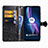 Custodia Portafoglio In Pelle Fantasia Modello Cover con Supporto per Motorola Moto One Fusion Plus