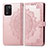 Custodia Portafoglio In Pelle Fantasia Modello Cover con Supporto per Oppo K9S 5G Oro Rosa