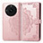 Custodia Portafoglio In Pelle Fantasia Modello Cover con Supporto per Realme 11 Pro+ Plus 5G Oro Rosa