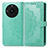 Custodia Portafoglio In Pelle Fantasia Modello Cover con Supporto per Realme Narzo 60 Pro 5G Verde