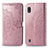 Custodia Portafoglio In Pelle Fantasia Modello Cover con Supporto per Samsung Galaxy A10 Oro Rosa
