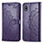 Custodia Portafoglio In Pelle Fantasia Modello Cover con Supporto per Samsung Galaxy A10 Viola