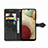 Custodia Portafoglio In Pelle Fantasia Modello Cover con Supporto per Samsung Galaxy A12