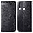 Custodia Portafoglio In Pelle Fantasia Modello Cover con Supporto per Samsung Galaxy A20s Nero