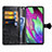 Custodia Portafoglio In Pelle Fantasia Modello Cover con Supporto per Samsung Galaxy A40