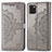 Custodia Portafoglio In Pelle Fantasia Modello Cover con Supporto per Samsung Galaxy A81 Grigio