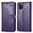 Custodia Portafoglio In Pelle Fantasia Modello Cover con Supporto per Samsung Galaxy A81 Viola