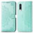 Custodia Portafoglio In Pelle Fantasia Modello Cover con Supporto per Samsung Galaxy A90 5G Verde