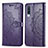 Custodia Portafoglio In Pelle Fantasia Modello Cover con Supporto per Samsung Galaxy A90 5G Viola