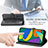 Custodia Portafoglio In Pelle Fantasia Modello Cover con Supporto per Samsung Galaxy F52 5G