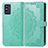 Custodia Portafoglio In Pelle Fantasia Modello Cover con Supporto per Samsung Galaxy F52 5G Verde