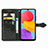 Custodia Portafoglio In Pelle Fantasia Modello Cover con Supporto per Samsung Galaxy M13 4G