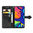 Custodia Portafoglio In Pelle Fantasia Modello Cover con Supporto per Samsung Galaxy M21s