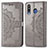 Custodia Portafoglio In Pelle Fantasia Modello Cover con Supporto per Samsung Galaxy M30 Grigio