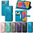 Custodia Portafoglio In Pelle Fantasia Modello Cover con Supporto per Samsung Galaxy M33 5G