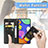 Custodia Portafoglio In Pelle Fantasia Modello Cover con Supporto per Samsung Galaxy M62 4G