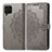 Custodia Portafoglio In Pelle Fantasia Modello Cover con Supporto per Samsung Galaxy M62 4G Grigio