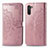 Custodia Portafoglio In Pelle Fantasia Modello Cover con Supporto per Samsung Galaxy Note 10 5G Oro Rosa