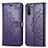 Custodia Portafoglio In Pelle Fantasia Modello Cover con Supporto per Samsung Galaxy Note 10 5G Viola